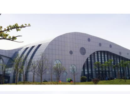 温岭会议中心外景网架工程
